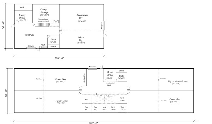 Building lay out